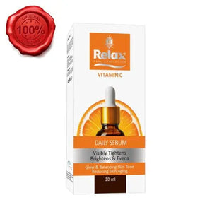 Relax UK Vitamin C Face Serum 30ml glow & balancing Skin Tone, Reducing Skin aging Reviews ⭐⭐⭐⭐⭐(FREE HOME DELIVERY)